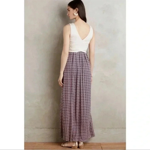 Maeve Anthropologie Elysian Maxi Dress Size Small Petite - Picture 2 of 10